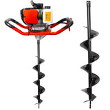 XtremePowerUS 52CC 2-Stroke Gas Powered Earth Auger, Post Hole Digger with 6" Digger Auger Bit