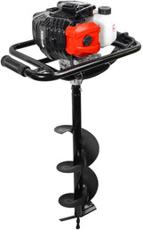 XtremePowerUS 52CC 2-Stroke Gas Powered Earth Auger, Post Hole Digger with 8" Bit