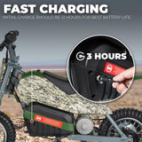 XtremepowerUS Electric Dirt Bike, 24V 250W Battery Powered Mini Dirt Bike, Electric Ride-On