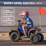 Hover Heart Electric ATV, 36V Electric 4 Wheeler for Kids, Green