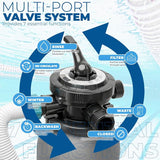 XtremepowerUS 10" Sand Filter Pump System for Above Ground Swimming Pool