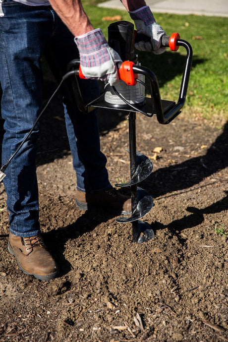 XtremepowerUS 1500W Electric Post Hole Digger Auger Digging With 6" Auger Bit