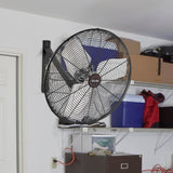 XtremepowerUS 20" Fan Wall Mount 3-Speed Commercial Grade Air Circulator Fab