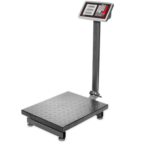XtremepowerUS 600LB Weight Computer Scale Digital Floor Platform Shipping