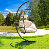 Barton Premium Outdoor Hanging Chair Swing Chair Patio Egg Chair Large Cushion