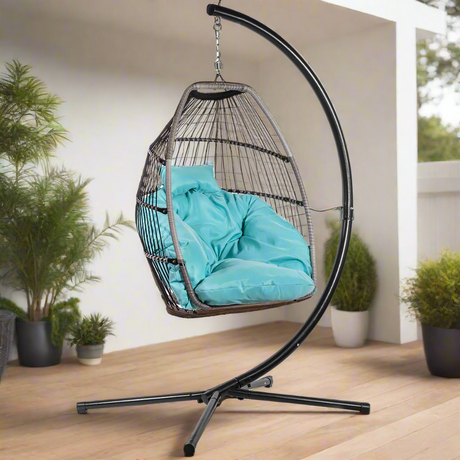 Barton Hanging Egg Cushion Seat Hammock Rattan Chair Pad Garden Patio Outdoor