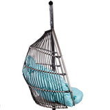 Barton Premium Outdoor Hanging Chair Swing Chair Patio Egg Chair Large Cushion