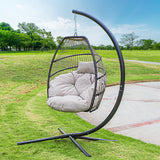 Barton Premium Outdoor Hanging Chair Swing Chair Patio Egg Chair Large Cushion