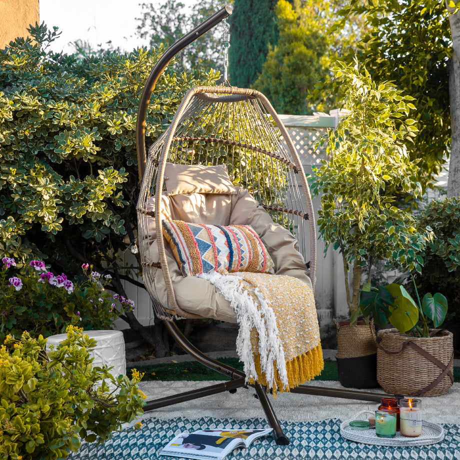 Hanging basket swing discount chair