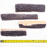Barton Realistic Flame Large Ceramic Wood Realistic Flame Firepit Log Kit