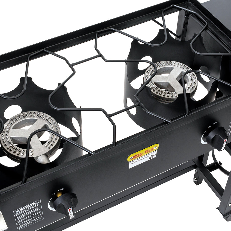 XtremepowerUS 30,000 BTU Dual Burner Stove With Auto Ignition