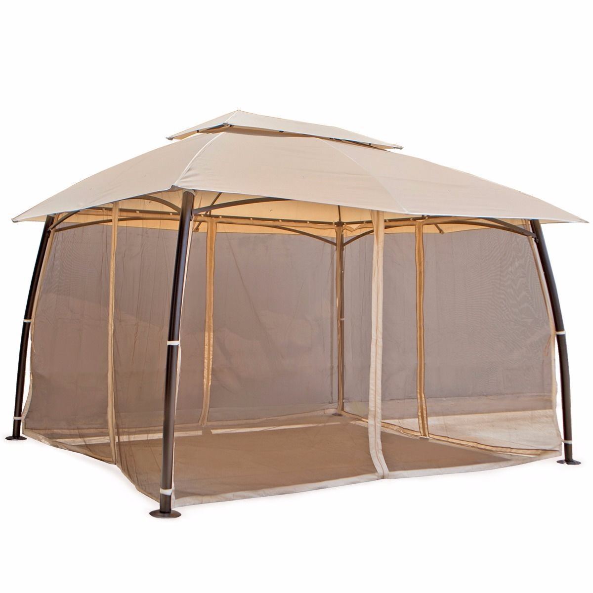 Barton 10' x 13' ft Patio Gazebo Fully Enclosed W/ Mosquito Netting & Curtains