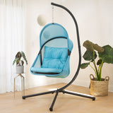 Barton Outdoor Patio Canopy Hanging Egg Chair Collapsible Egg Chair Seat