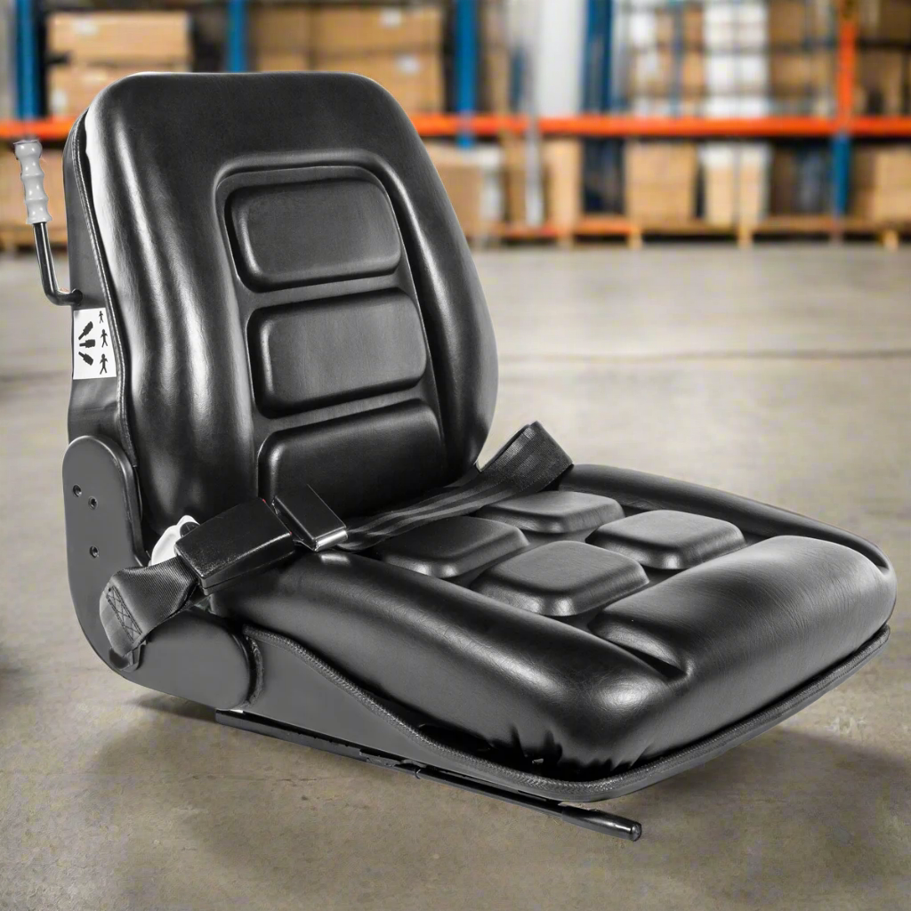 Stark USA Universal Forklift Suspension Seat Fit Clark Hyster Toyota Back Rest