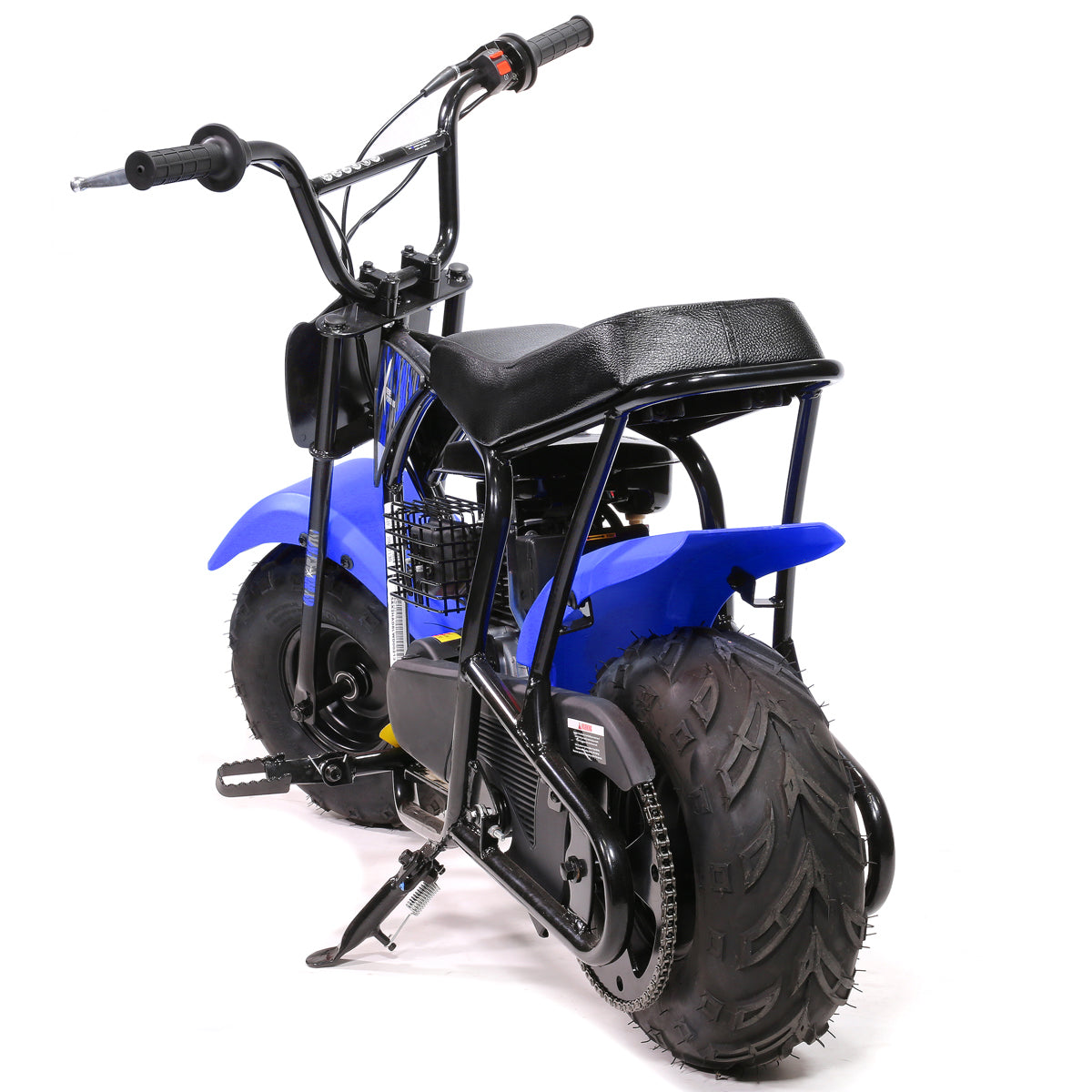 XtremepowerUS Pro-Series 99cc Mini Dirt Bike Gas-Power 4 Stroke Pocket Ride Blue