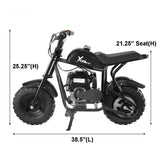 XtremepowerUS 40cc Mini Dirt Bike Gas-Power 4-Stroke Pocket Bike Pit Motorcycle