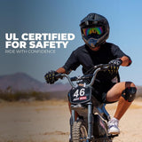 XtremepowerUS Electric Dirt Bike, 24V 250W Battery Powered Mini Dirt Bike, Electric Ride-On (Dark Knight)