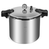 Barton 22 Quart Pressure Cooker & Canner Steaming and Stewing w/ Pressure Gauge