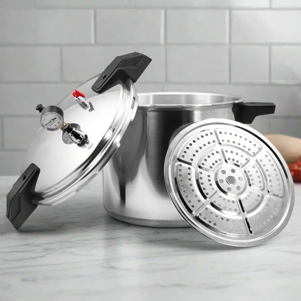 Barton 23 Quart Pressure Cooker Stovetop Pressure Canner Canner Rack Ihubdeal