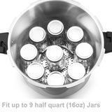 Barton 23 Quart Pressure Cooker Stovetop Pressure Canner & Canner Rack