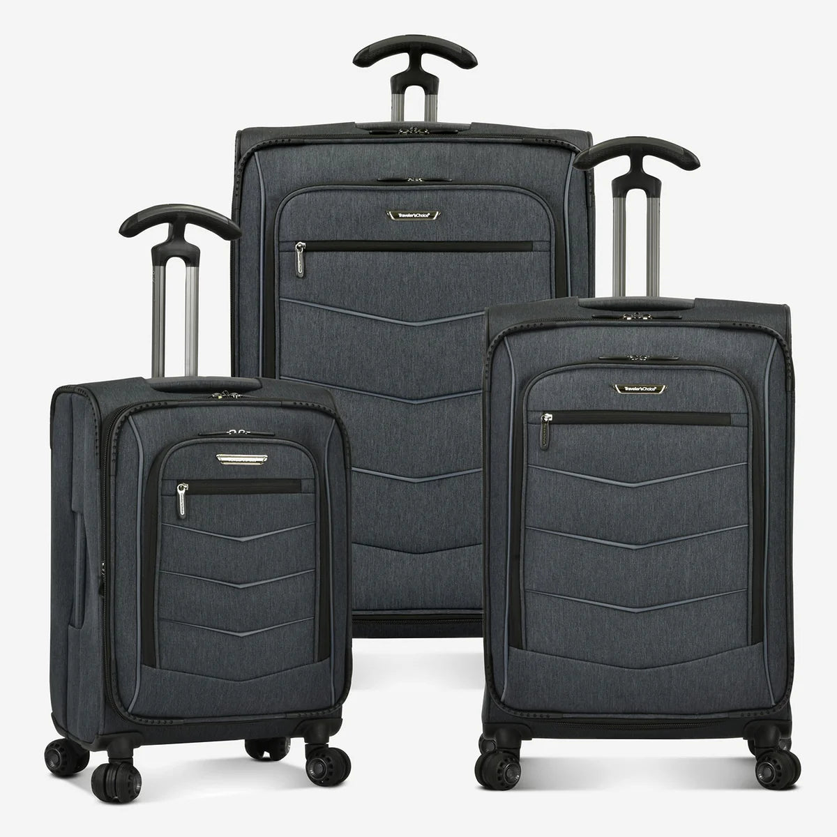 Silverwood Softside 3-Piece Spinner Luggage Set