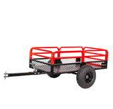 ATV UTV Trailer Tow Behind Dump Cart, 1500lbs Garden Pull Trailer  Mower Tractor