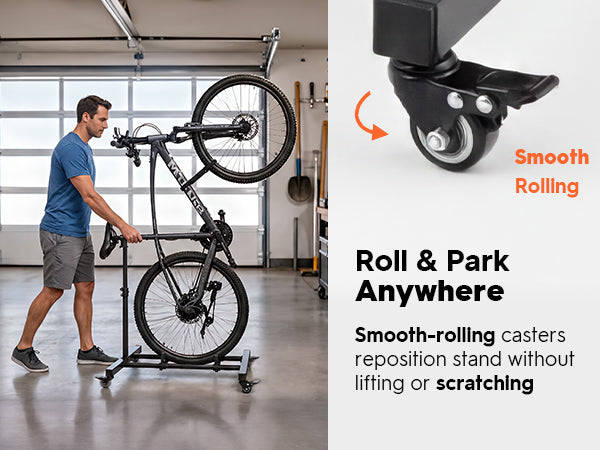 XtremepowerUS Bike Repair Stand Adjustable & Foldable Bicycle Rack