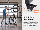 XtremepowerUS Bike Repair Stand Adjustable & Foldable Bicycle Rack