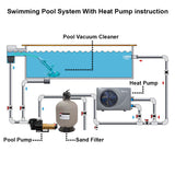 XtremepowerUS 65000 BTU Digital Swimming Pool Heat Pump up to 24K Gallons Pool