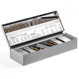 Stark USA 30003 115pc Metal Fractionaldrill Index Chart BIT Set Kit For Steel