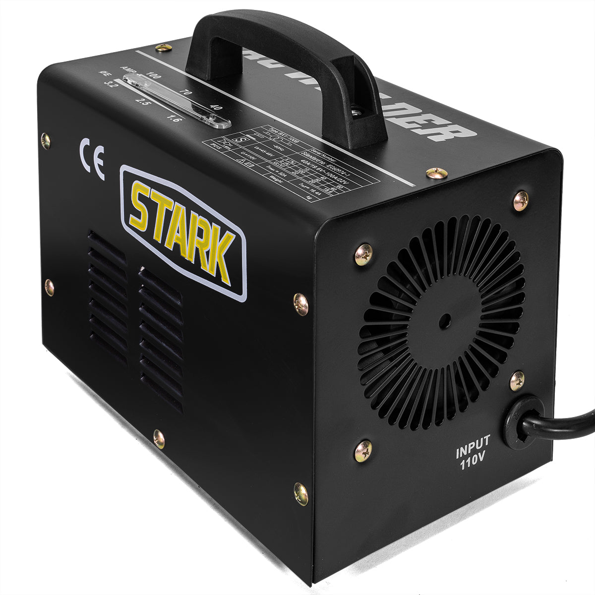 Stark USA 55136 Black pro series Arc stick mma Welder Machine Rod Welding 100amp