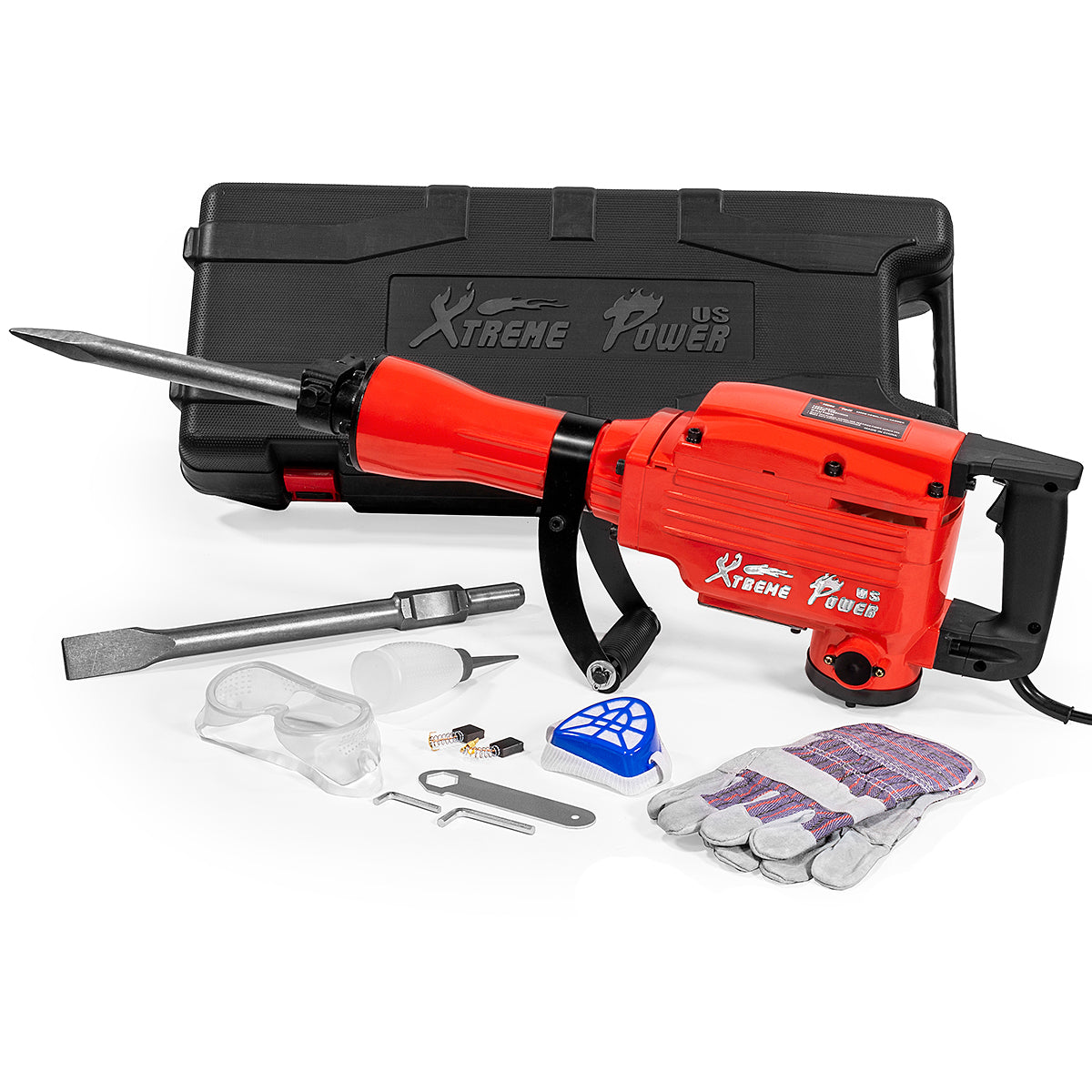 XtremepowerUS 61108-XP 2200W Electric Jack Hammer Chisel & Point Bits Included