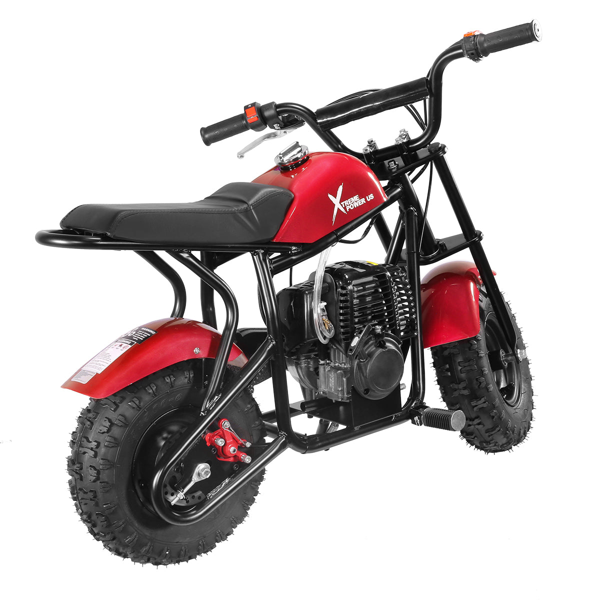 XtremepowerUS 40cc Mini Dirt Bike Pocket Pit Motorcycle Gas-Power 4-Stroke Red